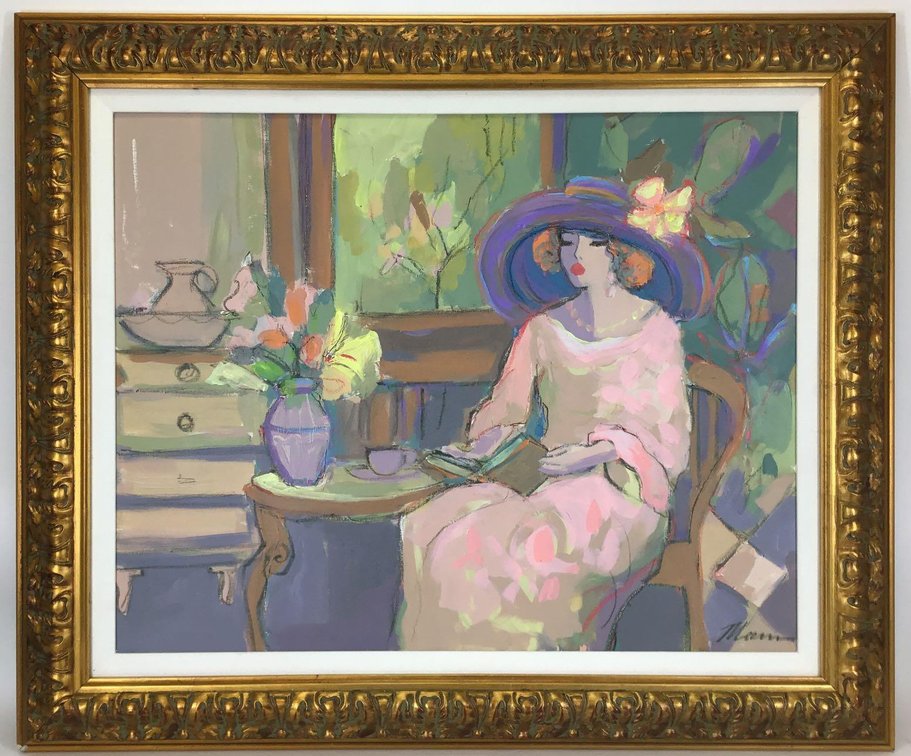 Decorative Oil on Canvas (20th c)