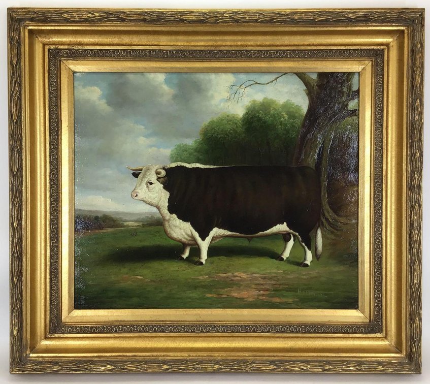Decorative Oil on Canvas (20th c)