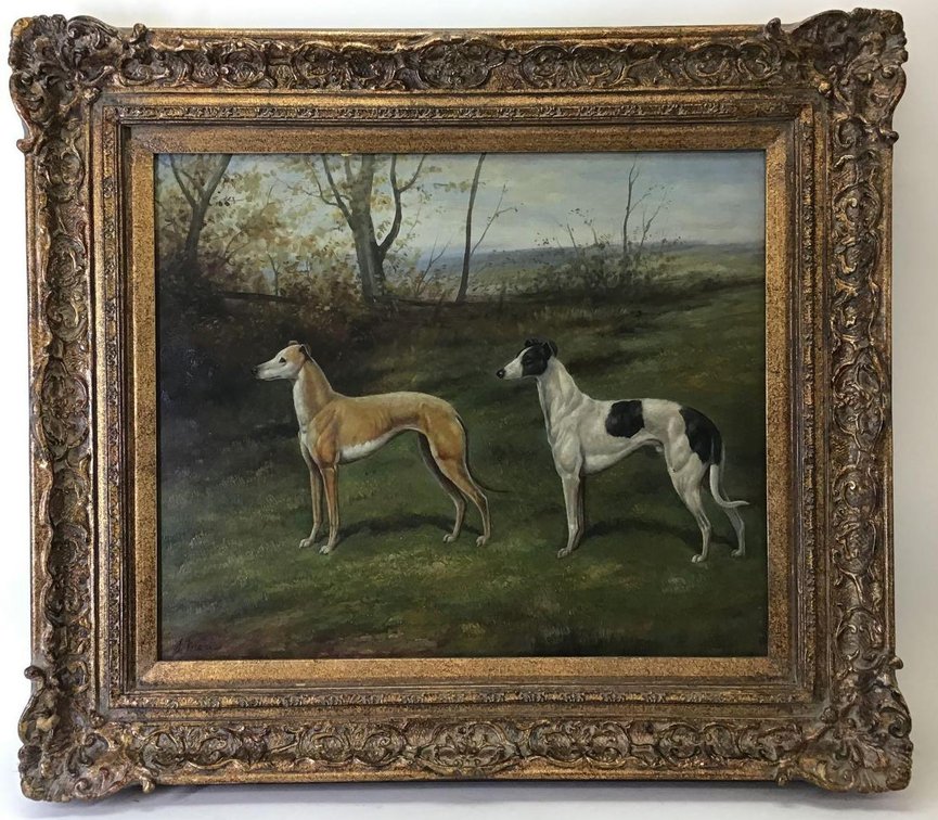 Decorative Oil on Canvas (20th c)