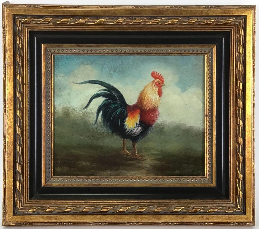 Decorative Oil on Canvas (20th c)