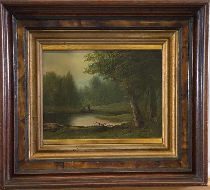 Oil on Canvas, signed