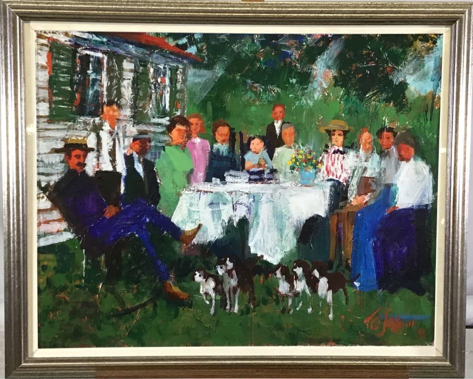 Oil on Board, signed