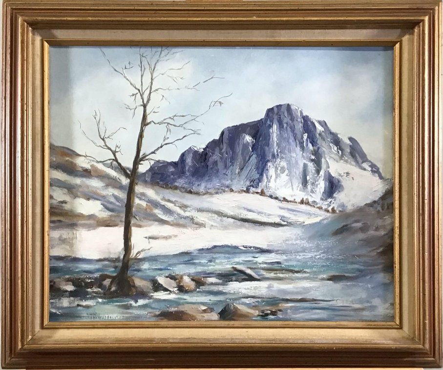 Oil on Canvas, signed