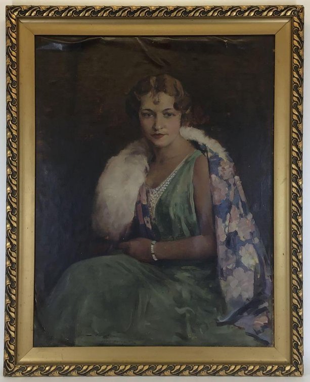 Oil on Canvas, signed