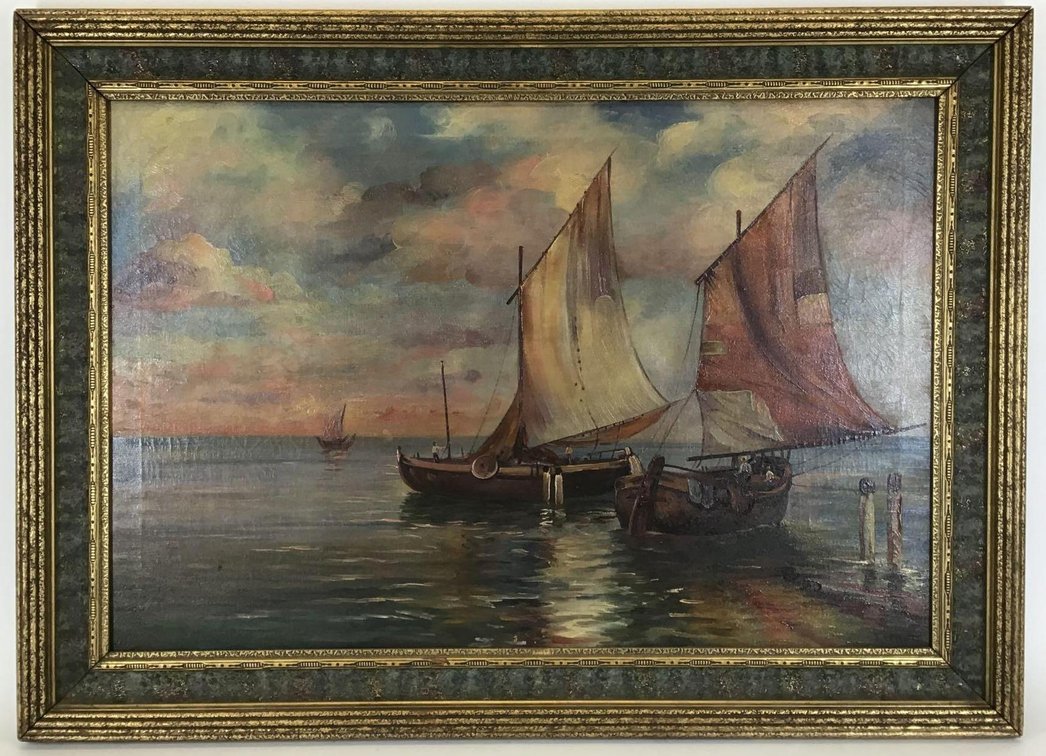 Oil on Canvas, signed