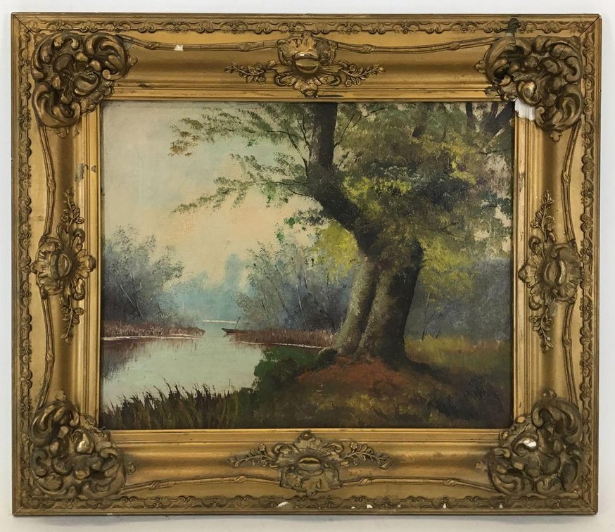 Oil on Canvas, signed 