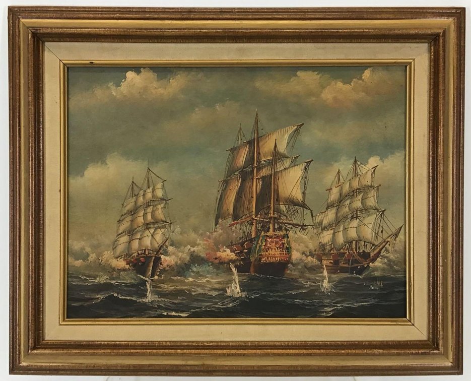 Oil on Canvas, signed