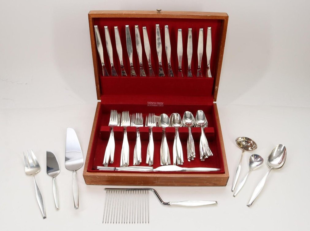 Gorham Sterling Silver Flatware Service, Classique
