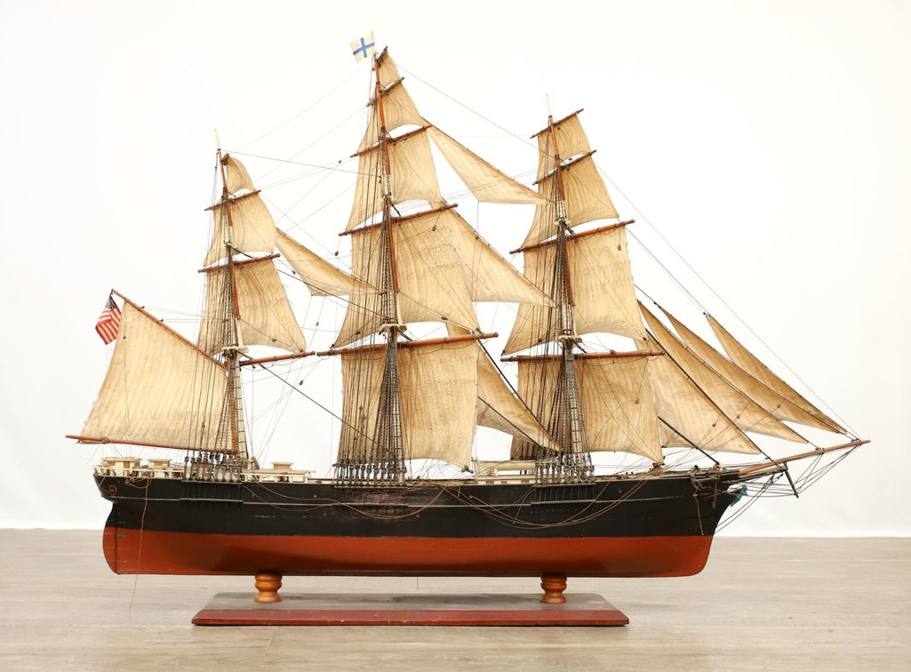 1852 American Clipper "Sovereign of the Seas" Model Ship