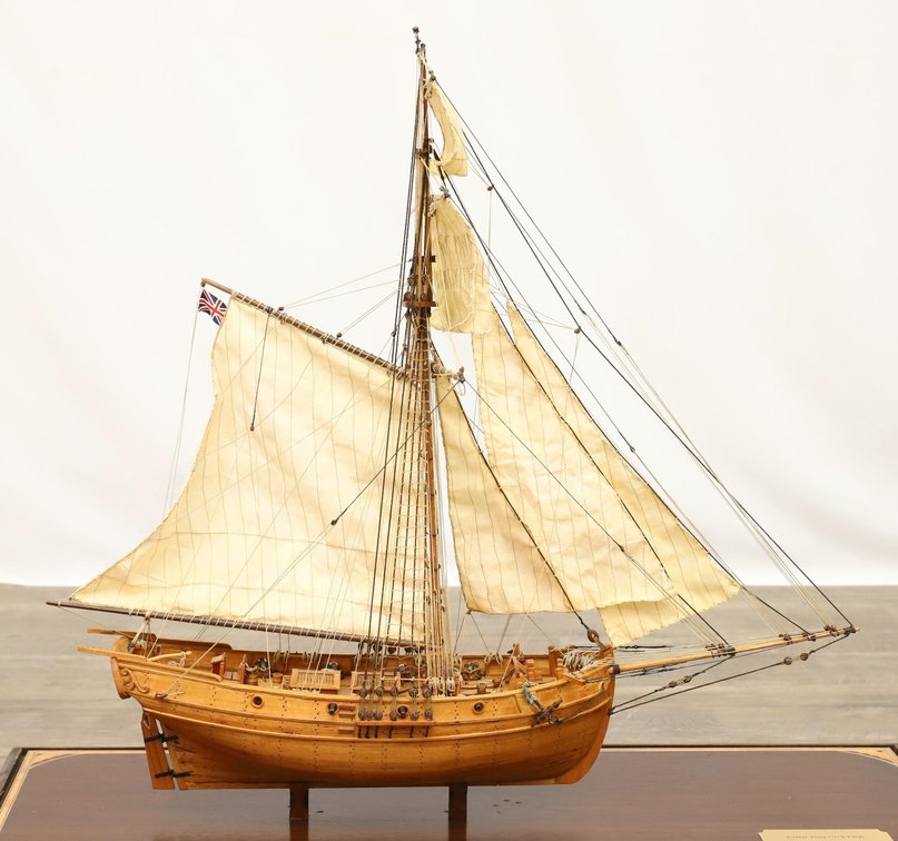 1777 English Cutter "Alert" Model Ship