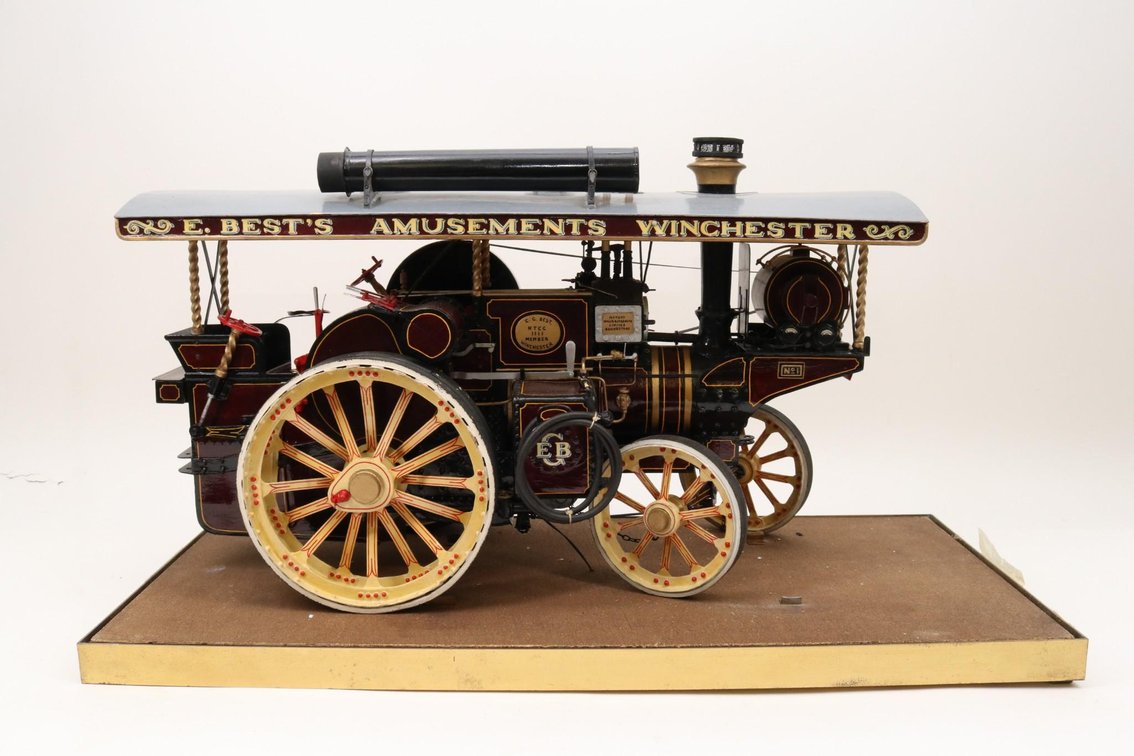 Wallis and Steevens Steam Tractor Model
