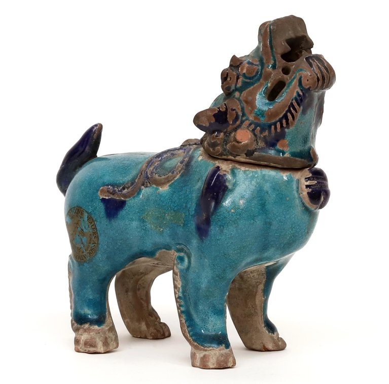 Chinese Ming Fahua Glazed Vessel
