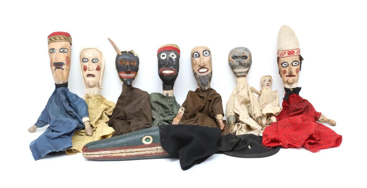 Punch & Judy Puppet Set