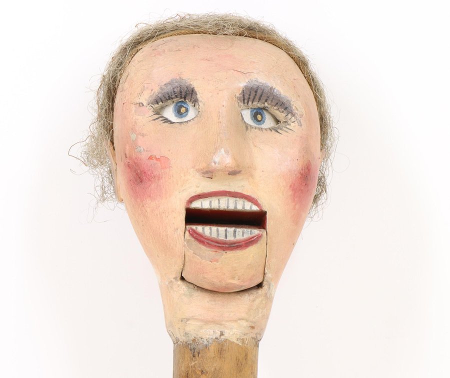 American Carved Ventriloquist Head