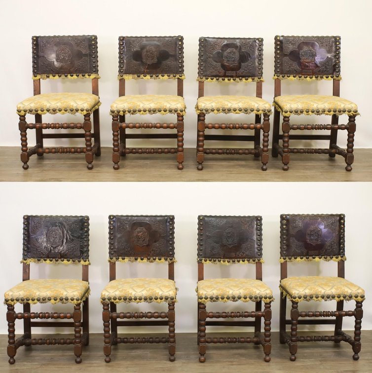 19th c. Continental Mahogany Side Chairs