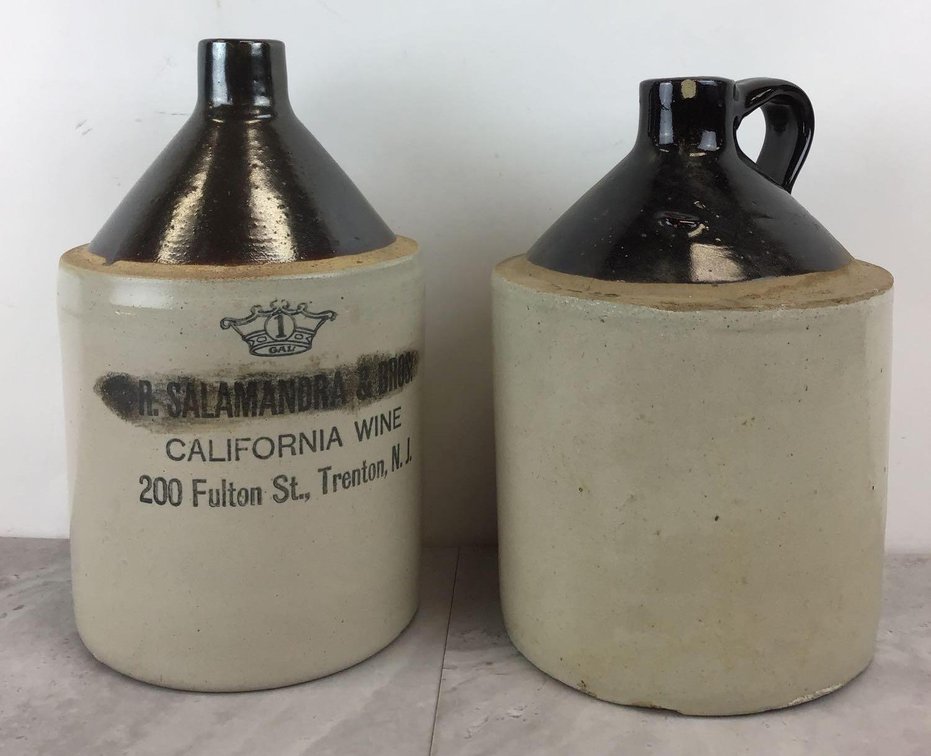 Stoneware Wine Flasks