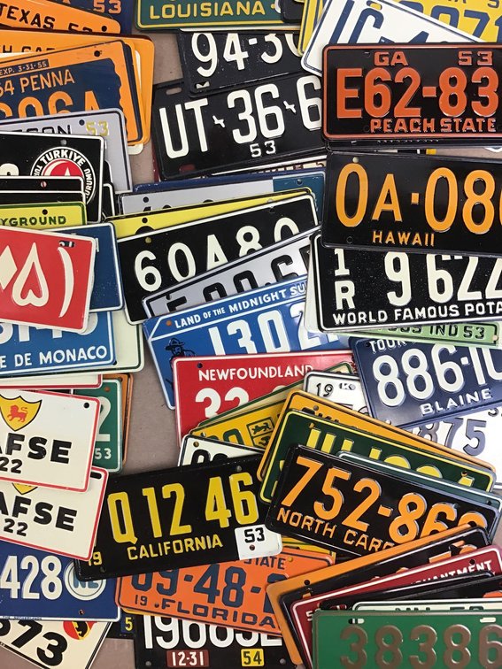 Bicycle License Plates