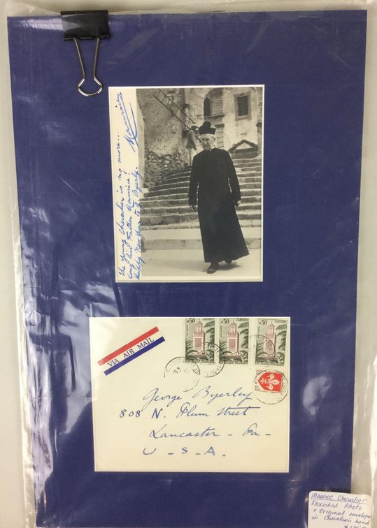 Maurice Chevelier Signed Print