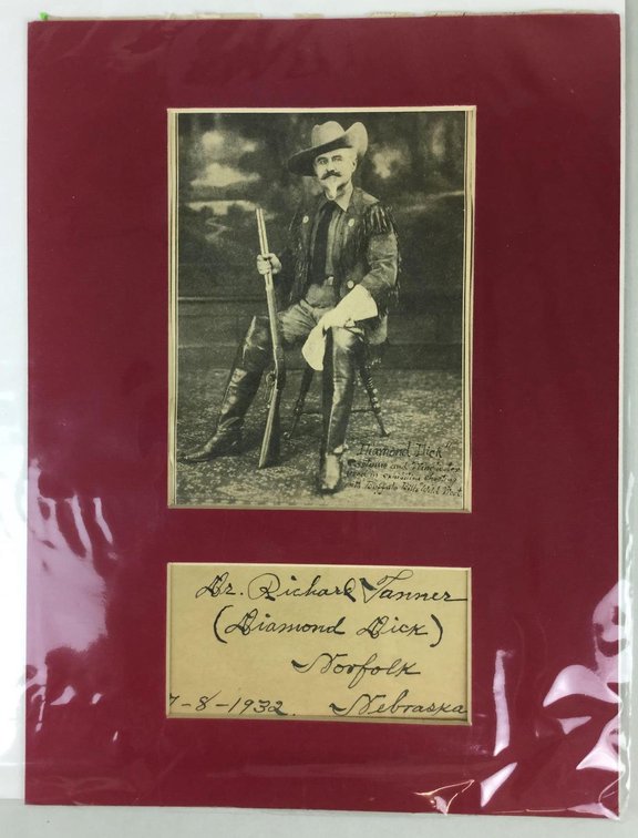 Richard Tanner Signature and Lillian Gish Signature
