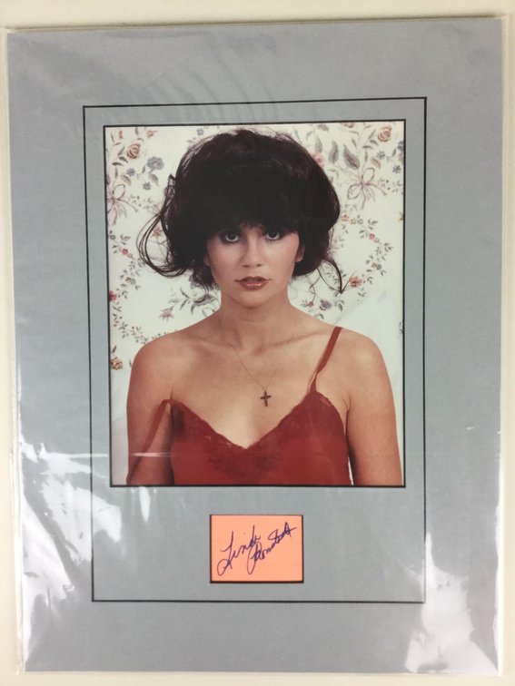 Lionel Hampton and Linda Ronstadt Signature