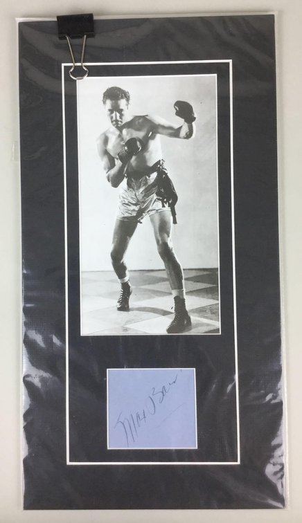 Max Baer Photo w/ Signature