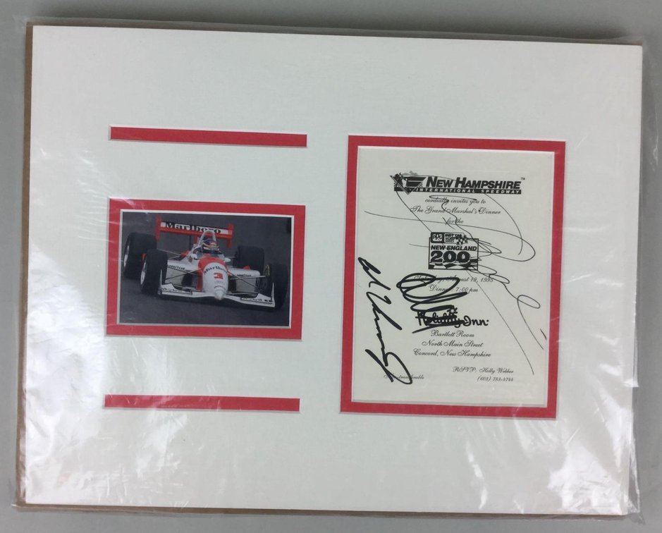 Team Penske Invitation with Photo