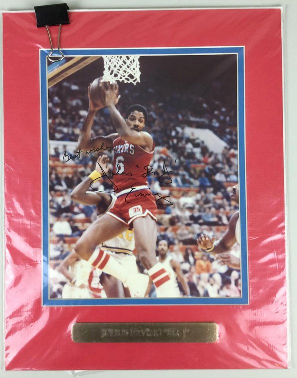 Tug McGraw, Julius Erving, and Phillies Signatures