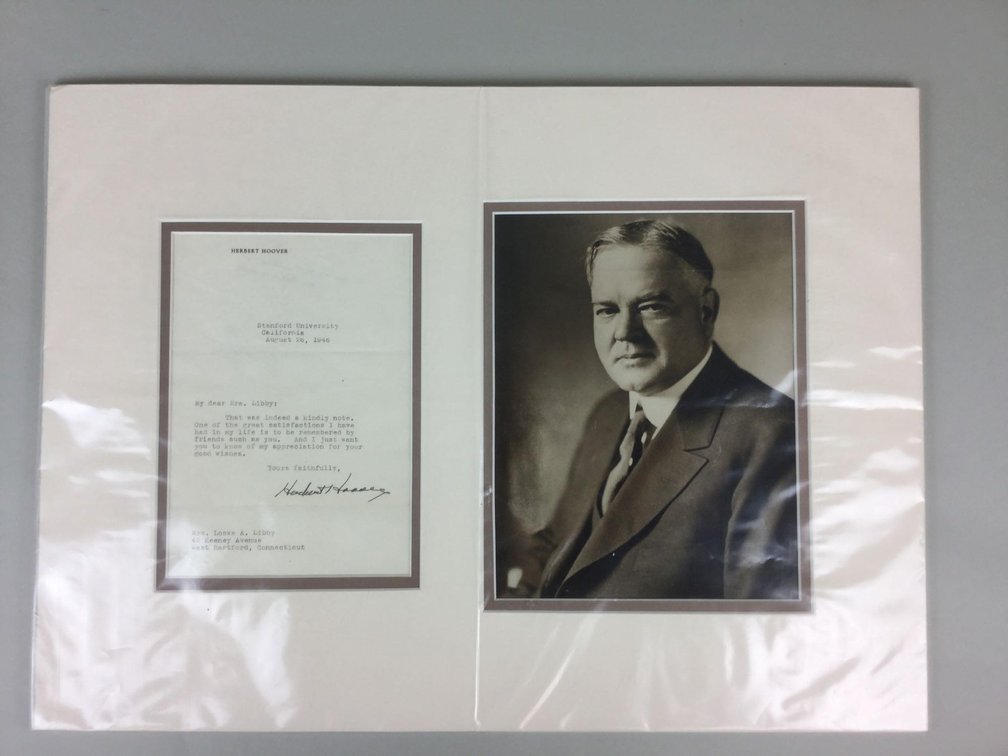Herbert Hoover Autograph