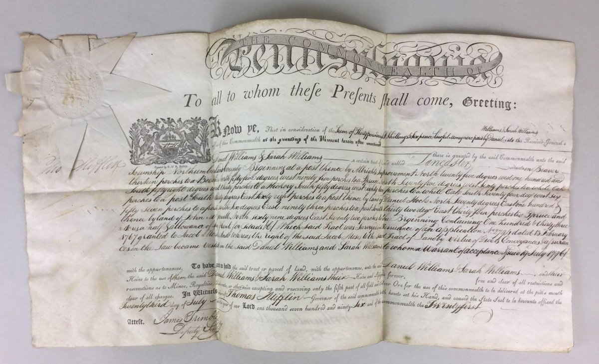 Thomas Mifflin Autograph