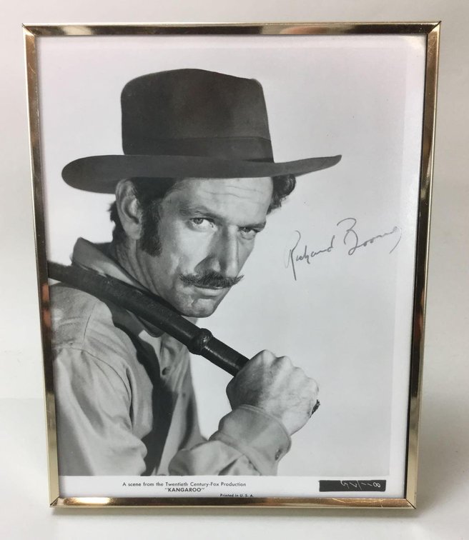Richard Boone autograph