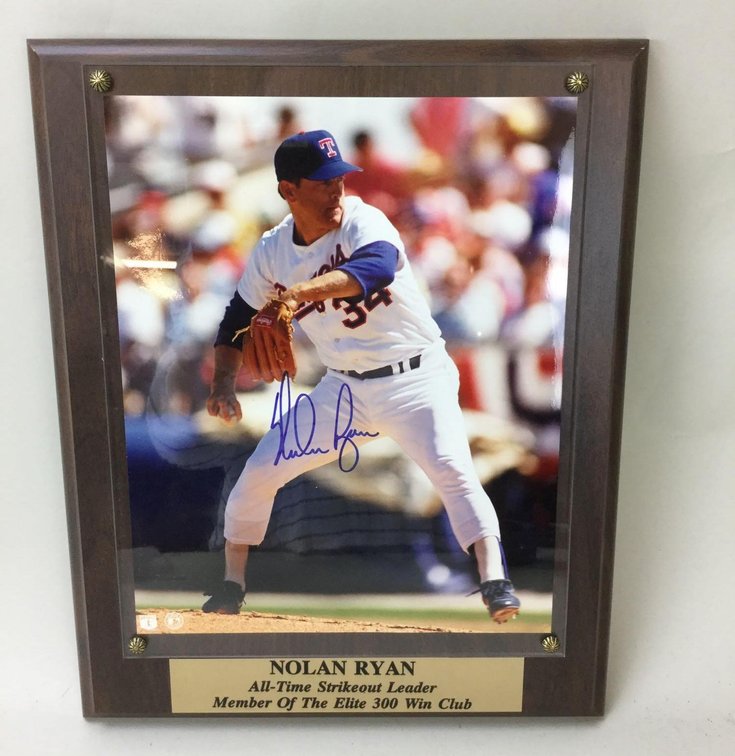 Nolan Ryan autograph