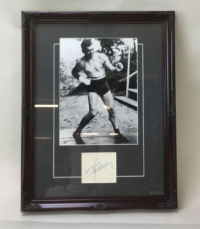 Jack Dempsey autograph