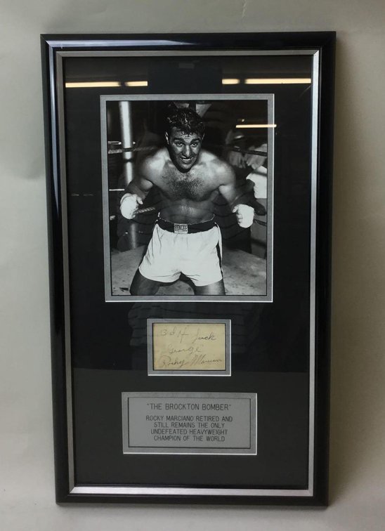 Rocky Marciano autograph