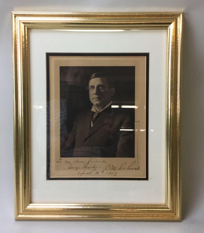 Charles Schwab autograph