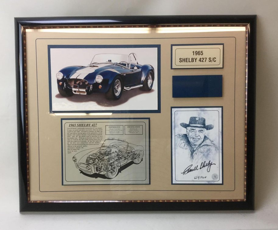 Shelby 427 s/c autograph