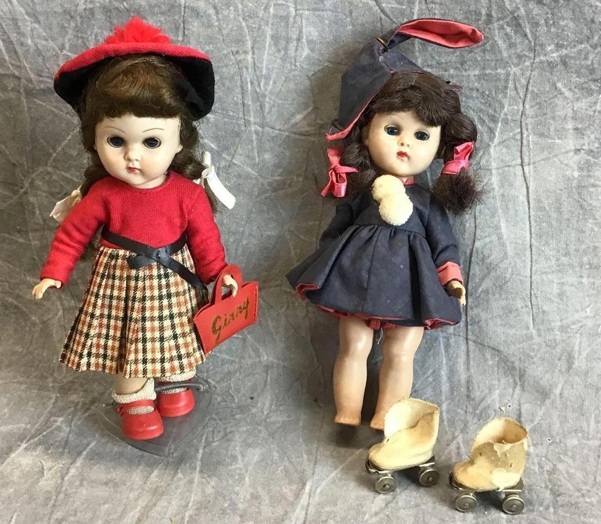 (2) VOGUE GINNY MLW DOLLS.