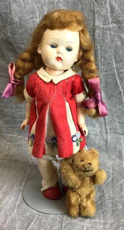 8" HP MISS ROSEBUD DOLL.