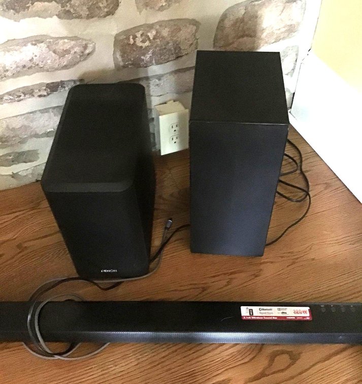 Denon Speaker & LG Wireless Soundboard & Speaker
