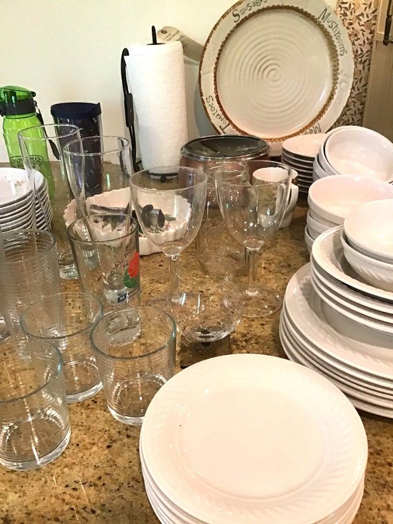 Contents of Kitchen Cabinets