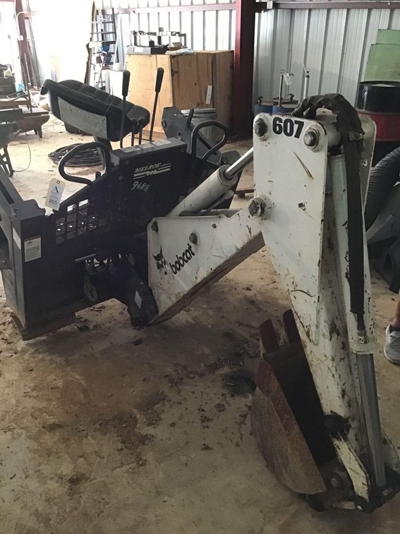 Bobcat Skid Steer Model 607 Backhoe Attachment