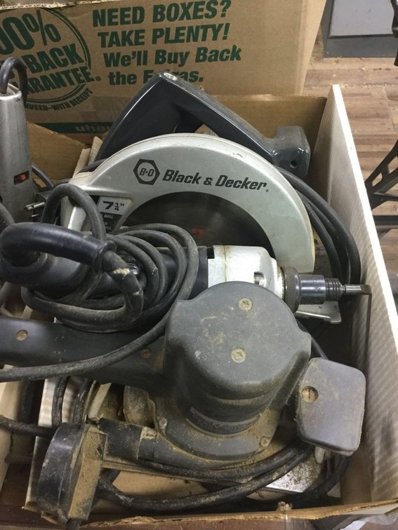 Sander and Circular Saw