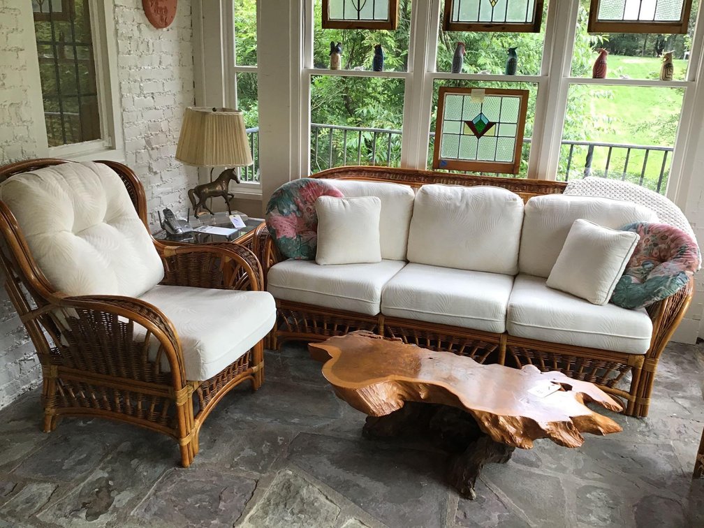 Image for Alderfer Online - Doylestown, PA: 8-6-19 | Featuring Bailey Banks & Biddle Tall Case Clock, Chippendale Style Dining Chairs, Signed Sculptures, Decorative Accessories, Artwork, Outdoor Furniture, Weber Grill & More