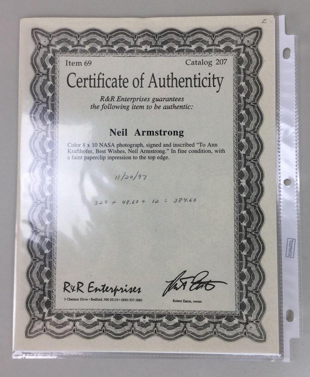 Image for Alderfer Online - Autograph Auction Part 4: 8-7-19