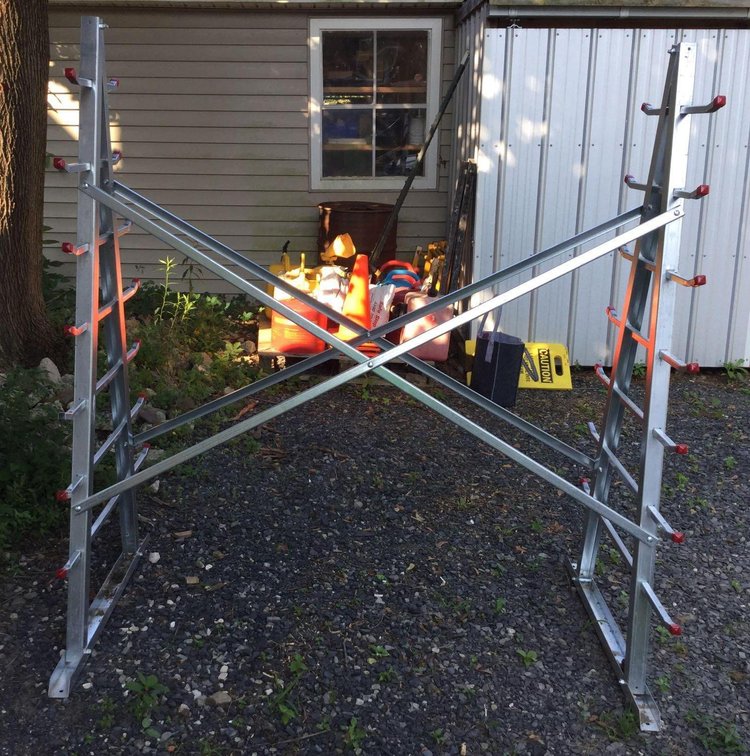 Adjustable Materials Rack