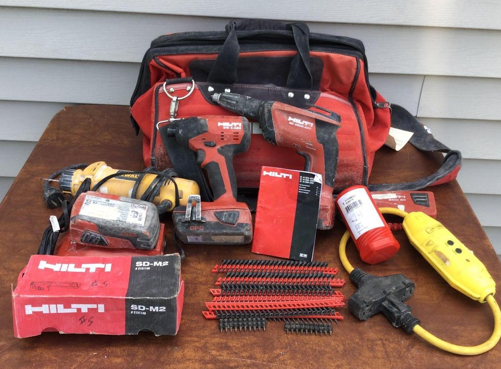 DeWalt / Hilti Tools with Bag