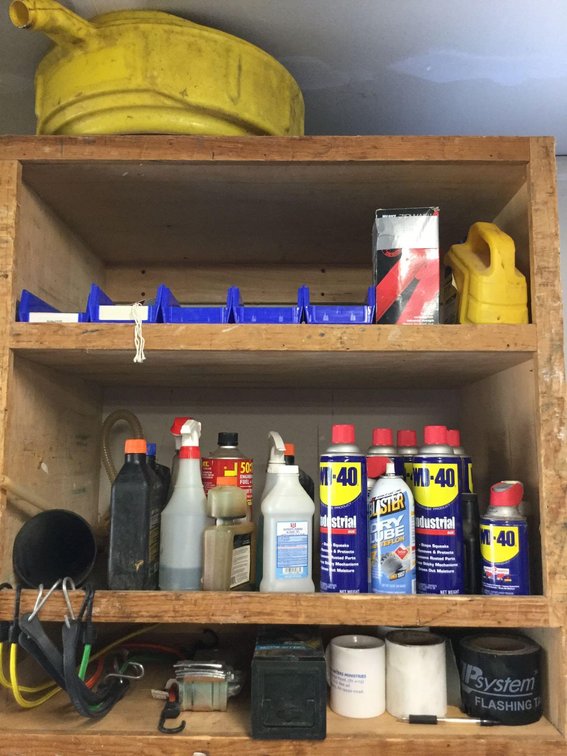 Contents of Shelves 
