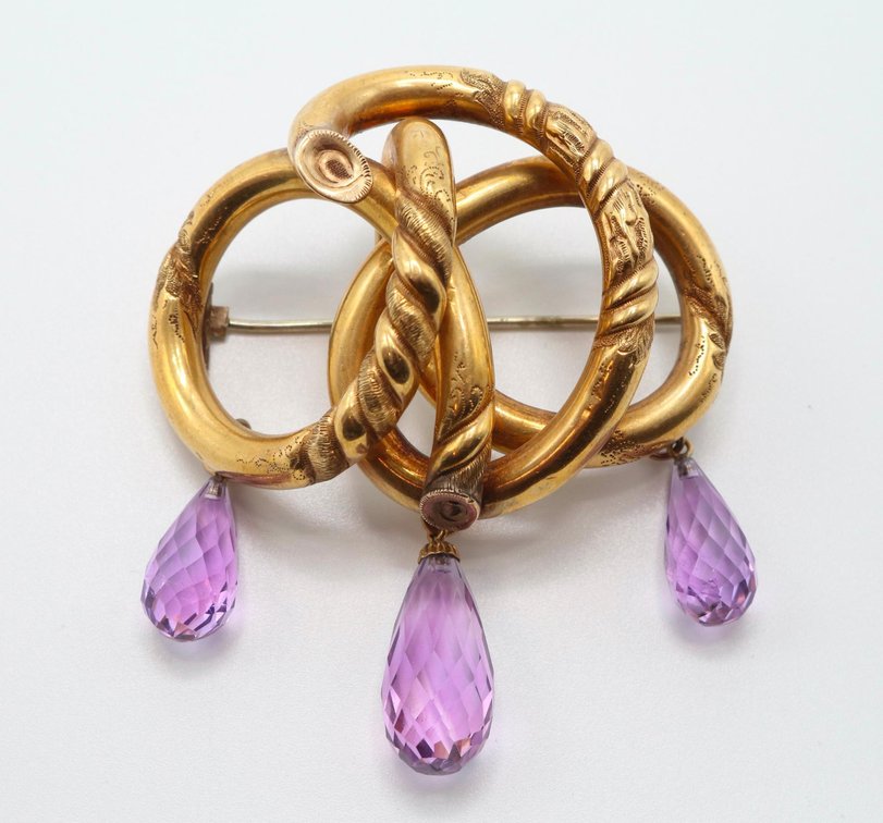 Gold Filled Victorian Brooch