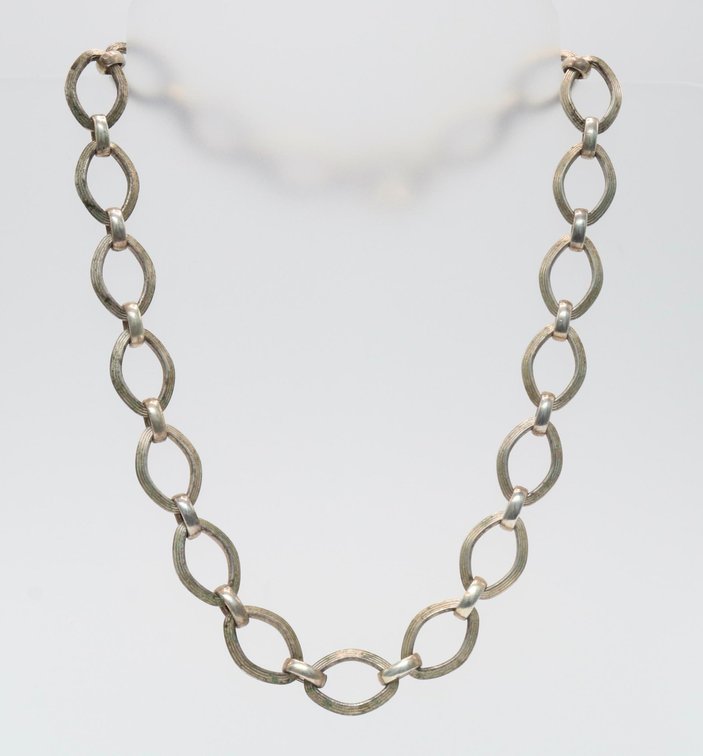 Sterling Heavy Link Necklace 
