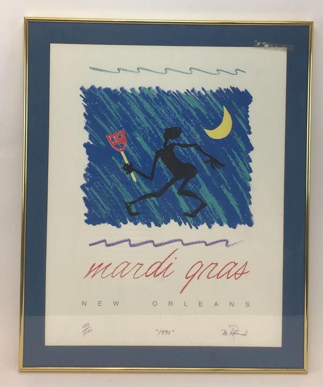 Mardi Gras Signed Poster