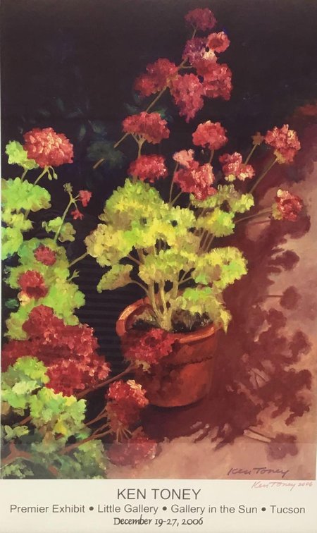 Ken Toney Signed Gallery Poster